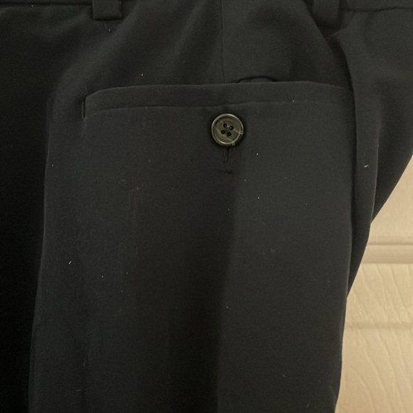 Men Big And Tall George Flat Front Pants Size 44X30 - Picture 2 of 3